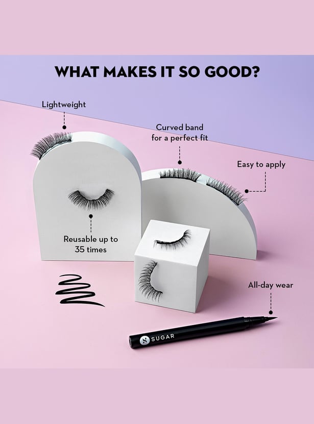 SUGAR Maximeyes Drama Magnetic Eyelashes Eyeliner - 03 Melodrama - 3ml