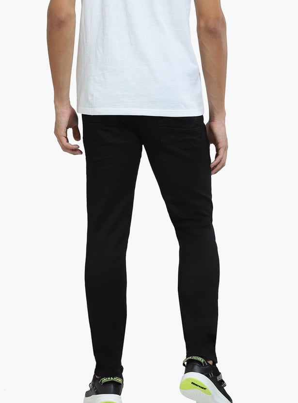 JACK & JONES Men Solid Slim Straight Jeans