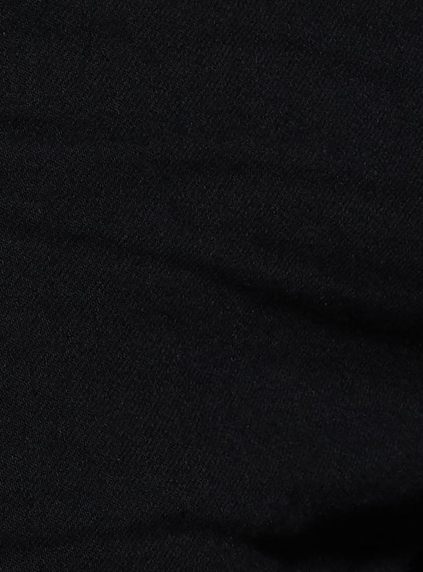 AMERICAN EAGLE Solid Slim Tapered Jeans