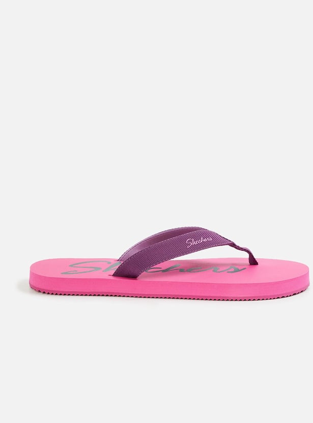 SKECHERS Women Printed Flip-Flops