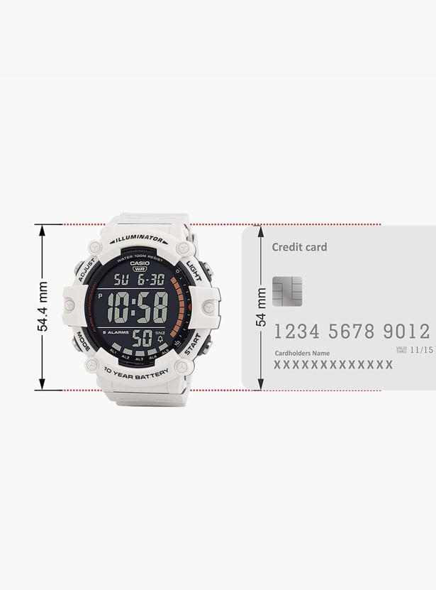 CASIO Youth Men Digital Watch with Resin Strap - D320