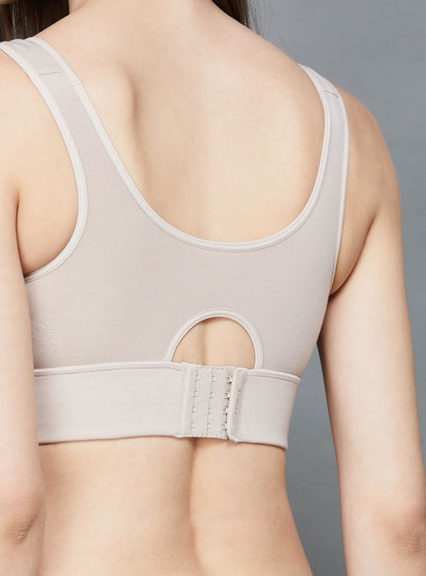 JOCKEY Solid Padded Non-Wired Balconette Bra