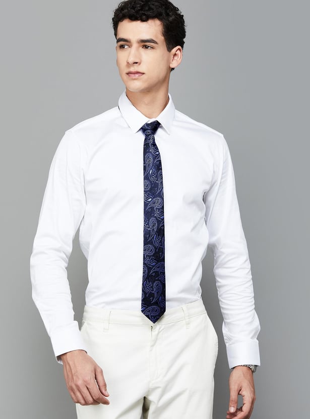 VAN HEUSEN Men Woven Slim Fit Formal Tie