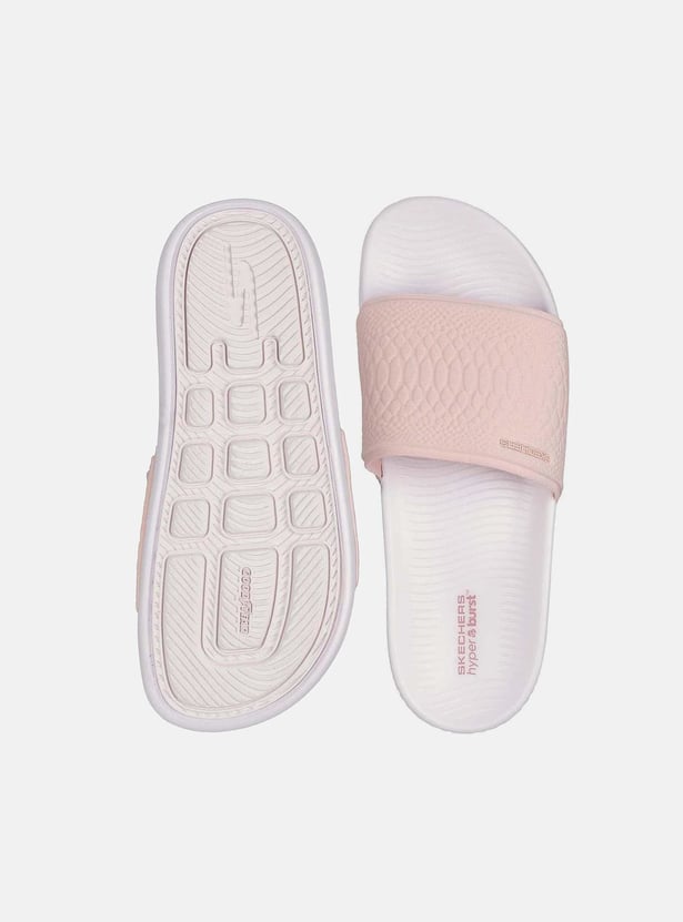 SKECHERS Hyper Slide Women Textured Sliders