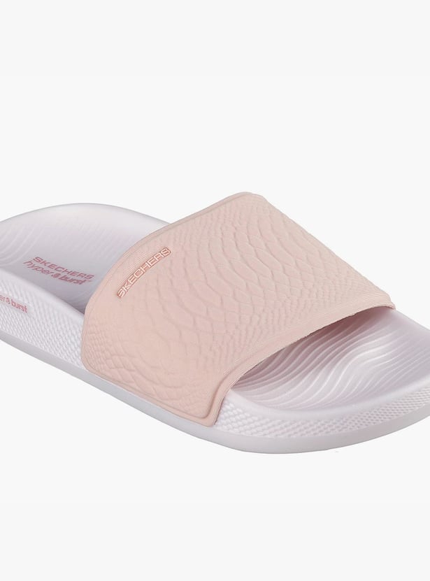SKECHERS Hyper Slide Women Textured Sliders