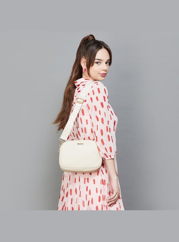 GINGER Textured Sling Bag with Pouch