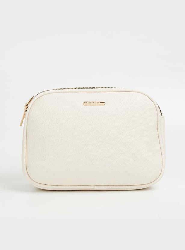 GINGER Textured Sling Bag with Pouch