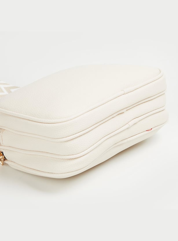 GINGER Textured Sling Bag with Pouch