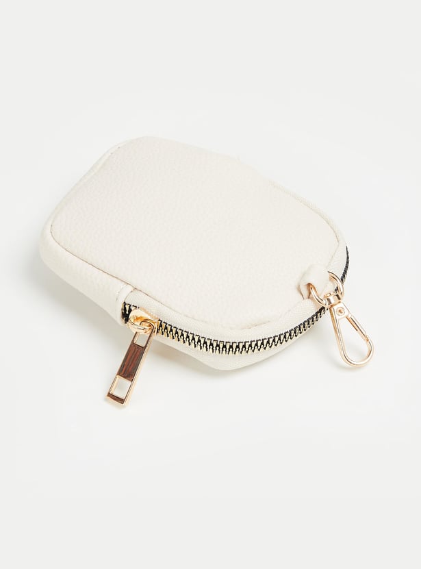 GINGER Textured Sling Bag with Pouch