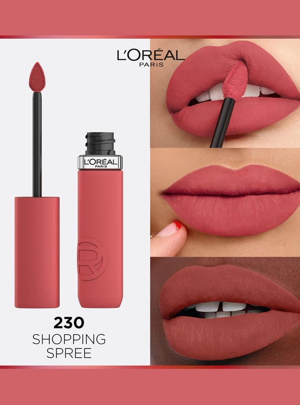 L'OREAL PARIS Infallible Matte Resistance Liquid Lipstick - Shopping Spree 230 - 5ml