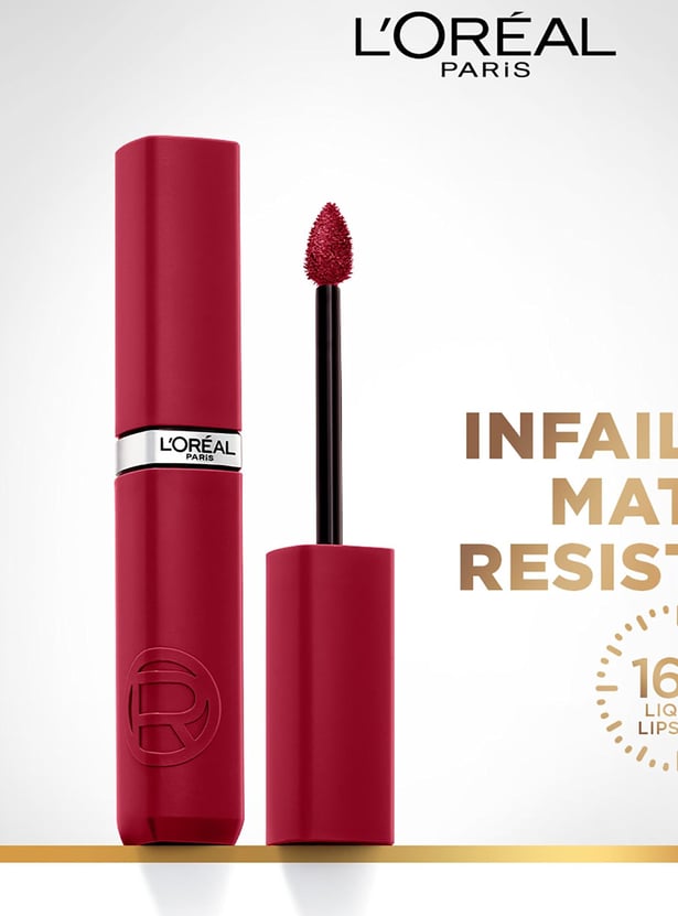 L'OREAL PARIS Infallible Matte Resistance Liquid Lipstick - Le Rouge Paris 420 - 5ml