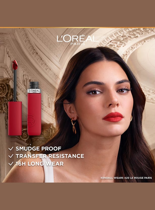 L'OREAL PARIS Infallible Matte Resistance Liquid Lipstick - Wine Not 500 - 5ml