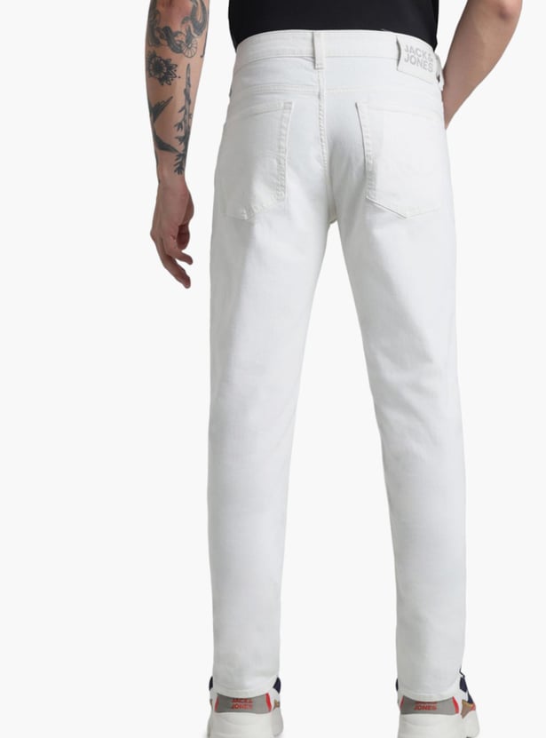 JACK & JONES Men Solid Slim Straight Jeans