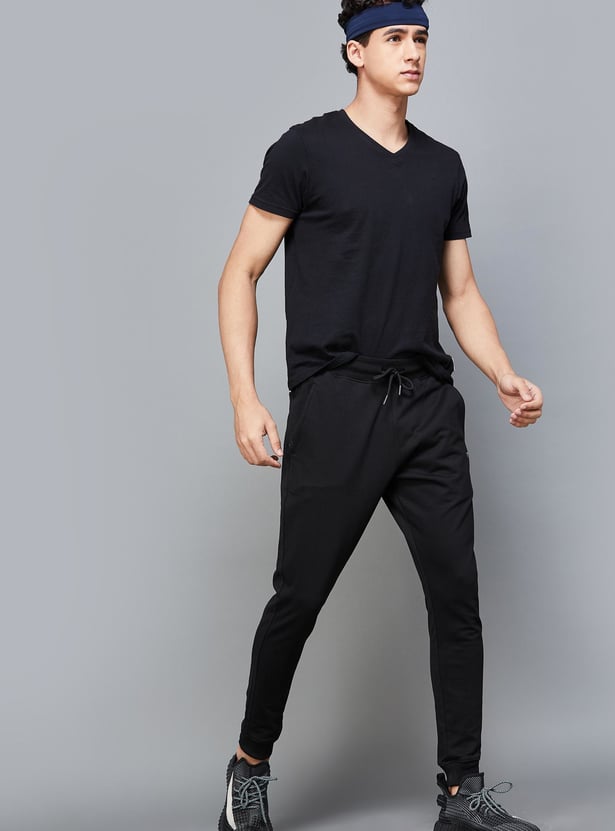 FAME FOREVER ACTIVE Solid Slim Fit Joggers