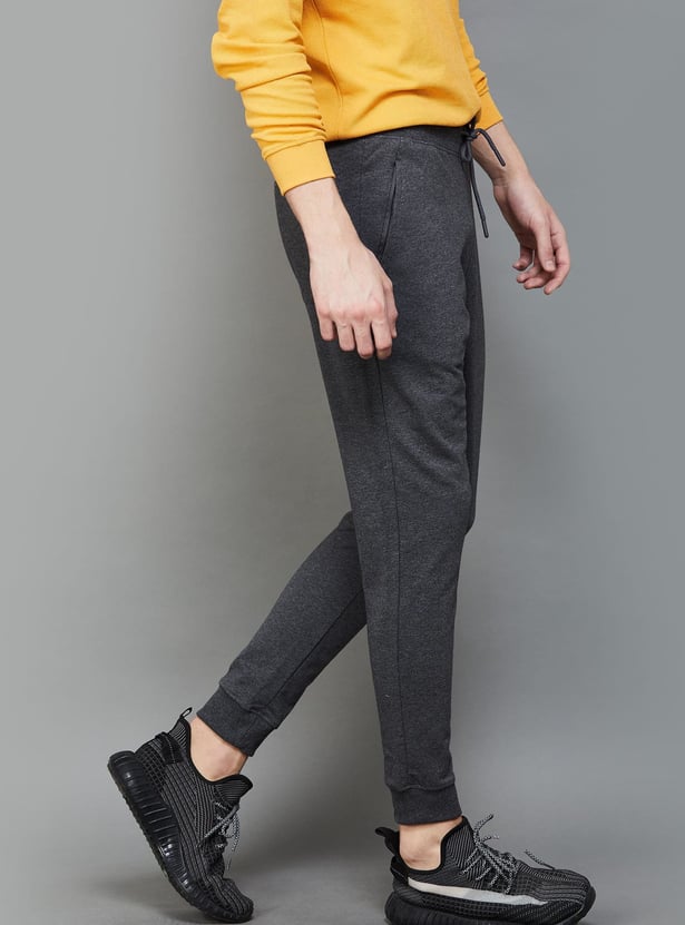 FAME FOREVER ACTIVE Solid Slim Fit Joggers