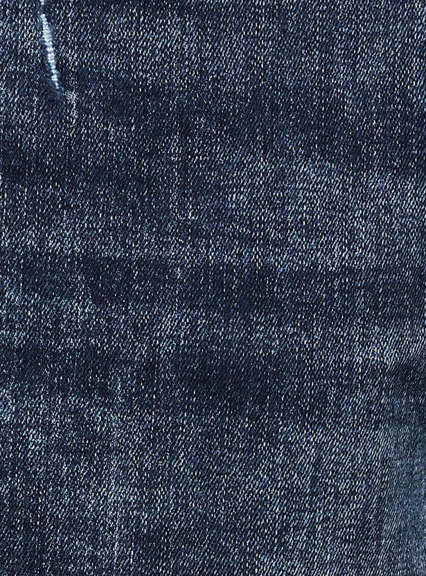 JACK & JONES Men Stonewashed Regular Straight Jeans