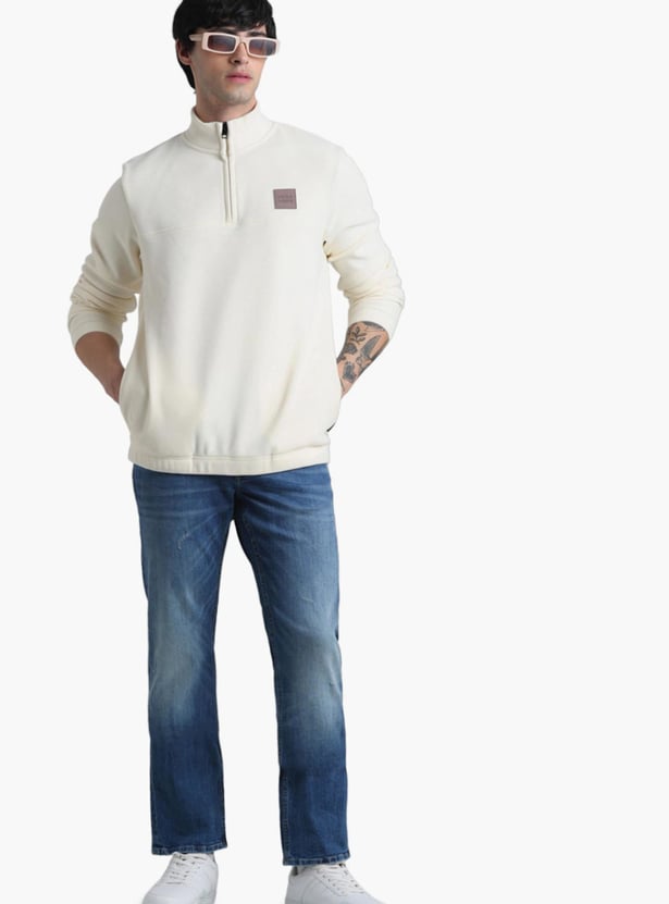 JACK & JONES Men Washed Slim Straight Jeans