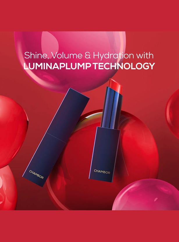 CHAMBOR Colour Studio Tres Shine Plump Lipstk - Parisin Stilettos 381 - 3g