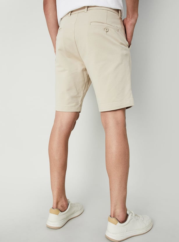 CODE Men Solid Regular Fit Shorts