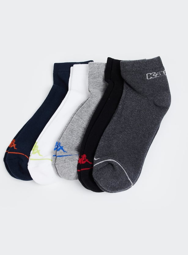 KAPPA Men Assorted Ankle Length Socks - Pack of 5