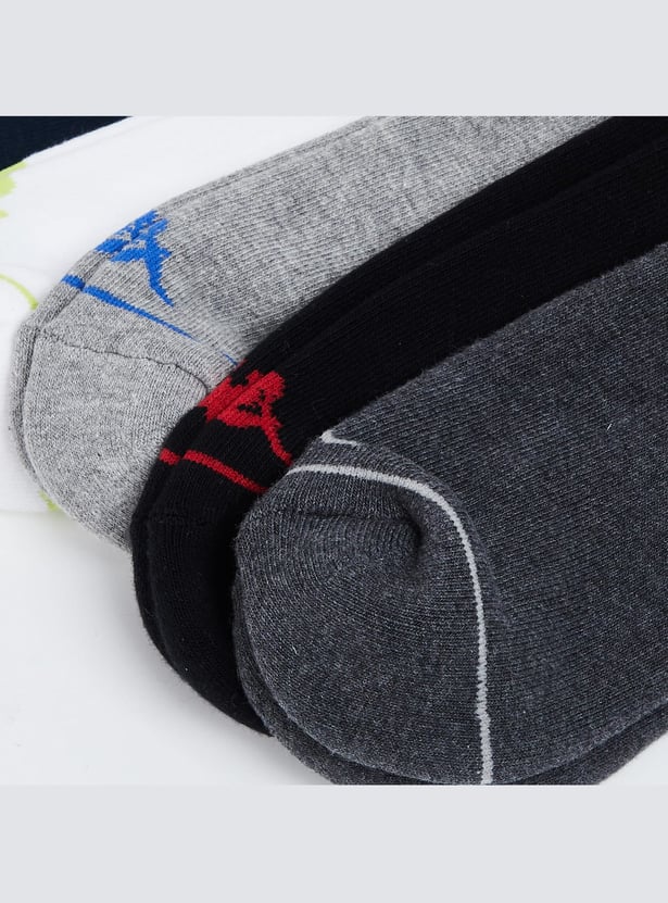 KAPPA Men Assorted Ankle Length Socks - Pack of 5