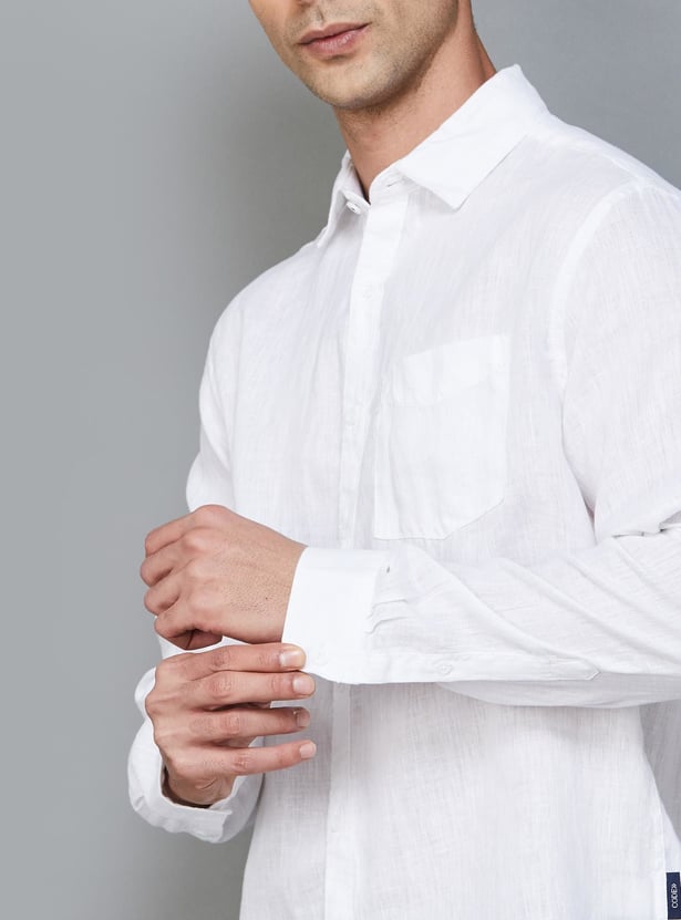 CODE Solid Regular Fit Shirt