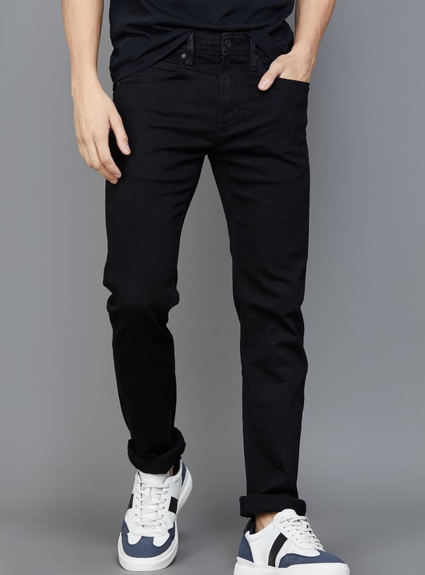 PEPE JEANS Men Dark Wash Skinny Fit Jeans