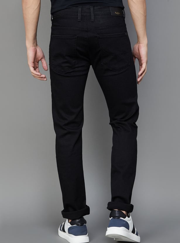 PEPE JEANS Men Dark Wash Skinny Fit Jeans