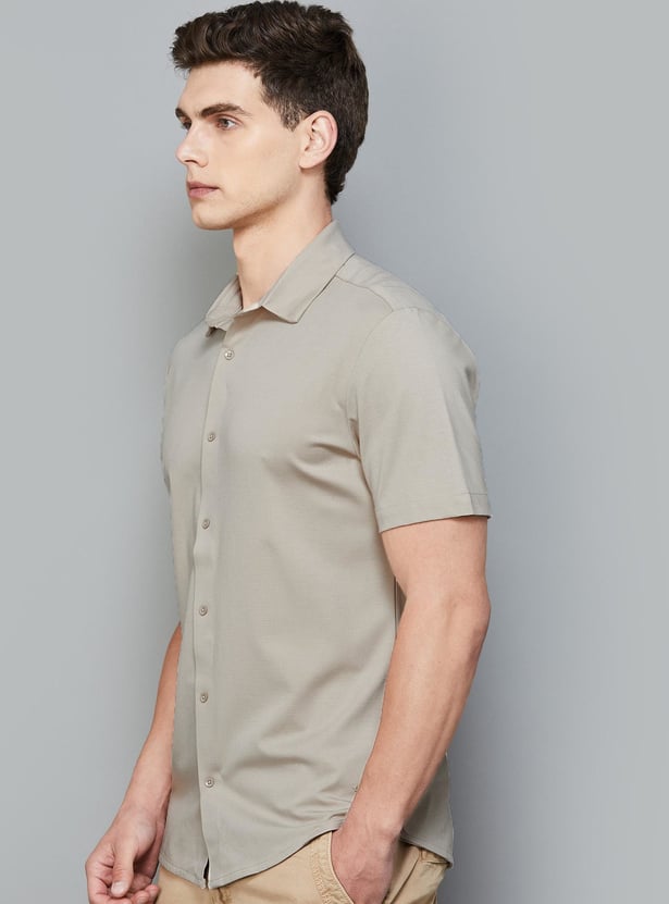 BOSSINI Solid Slim Fit Shirt