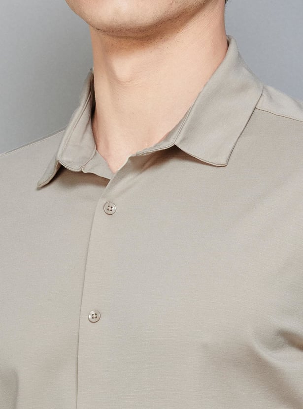 BOSSINI Solid Slim Fit Shirt