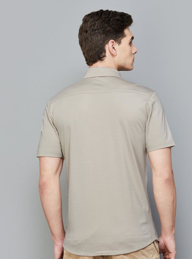 BOSSINI Solid Slim Fit Shirt