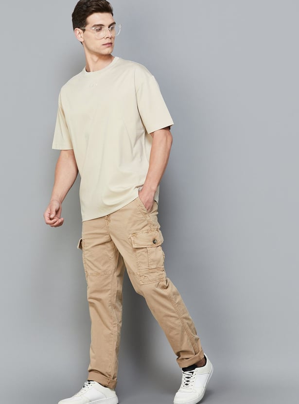 BOSSINI Solid Oversized T-shirt