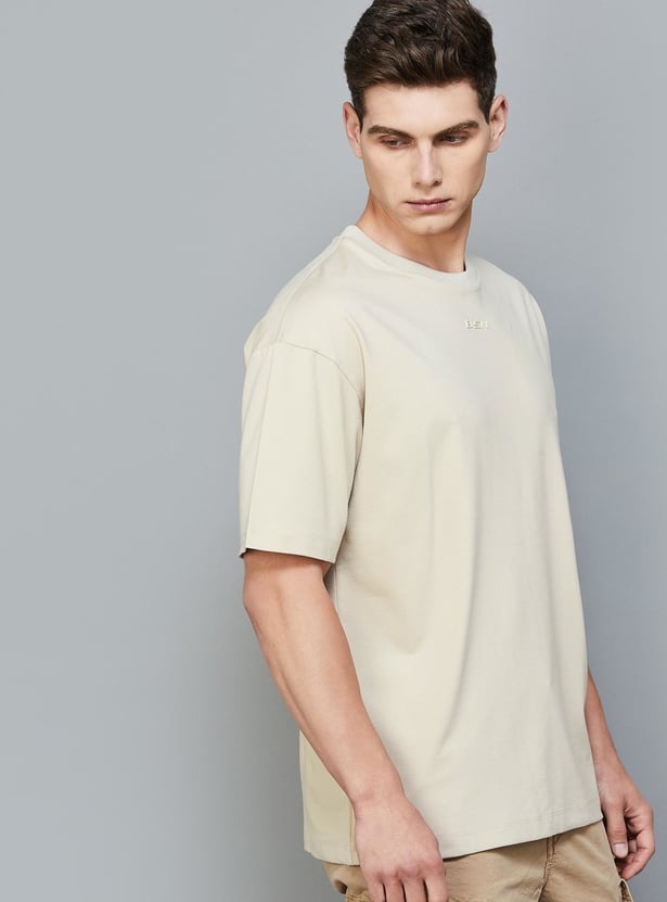 BOSSINI Solid Oversized T-shirt