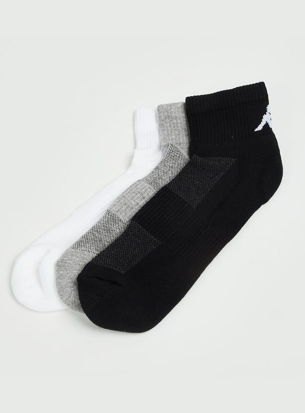 KAPPA Men Knitted Ankle-Length Socks - Pack of 3