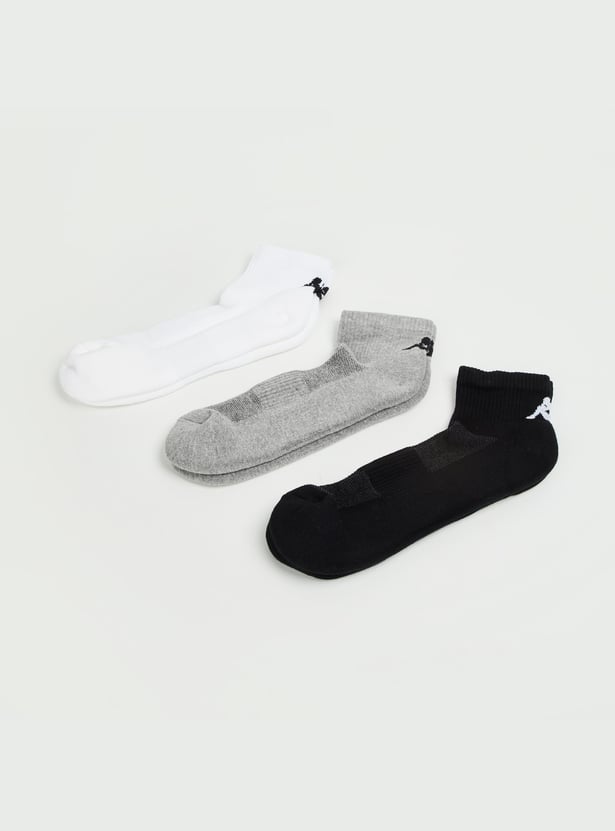 KAPPA Men Knitted Ankle-Length Socks - Pack of 3