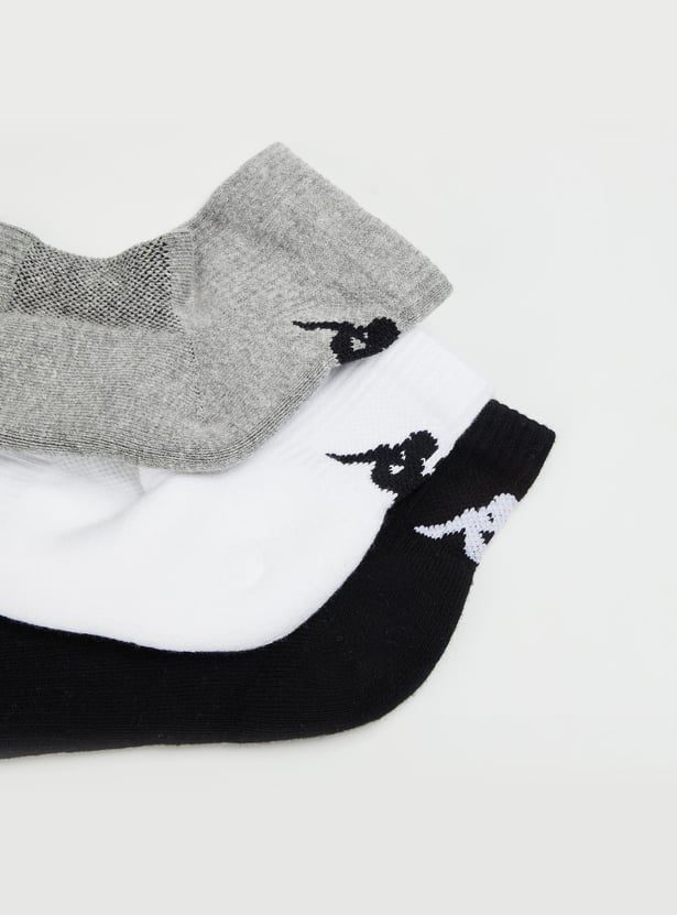 KAPPA Men Knitted Ankle-Length Socks - Pack of 3
