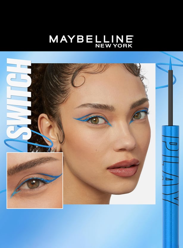 MAYBELLINE NEW YORK Tattoo Play Blue Liquid Eyeliner - Switch - 2.1ml