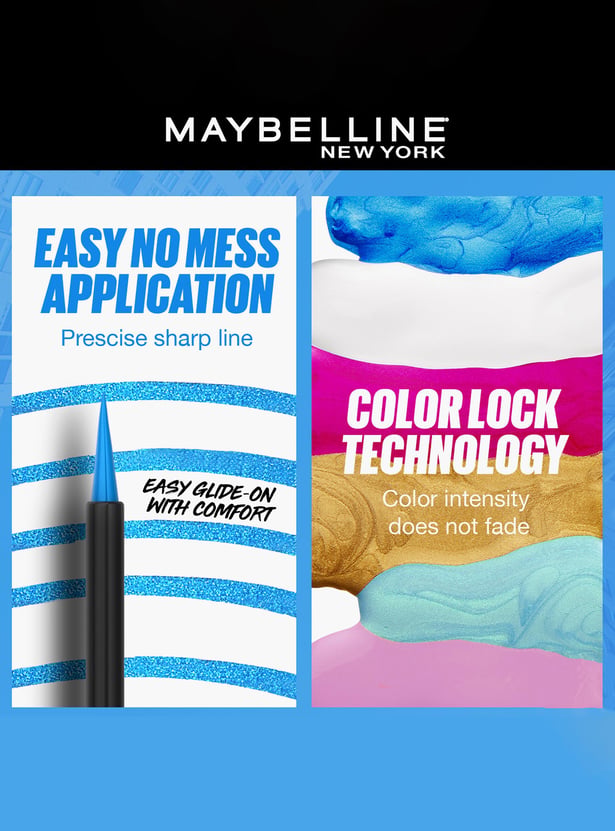MAYBELLINE NEW YORK Tattoo Play Blue Liquid Eyeliner - Switch - 2.1ml