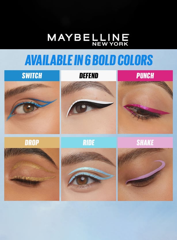 MAYBELLINE NEW YORK Tattoo Play Blue Liquid Eyeliner - Switch - 2.1ml