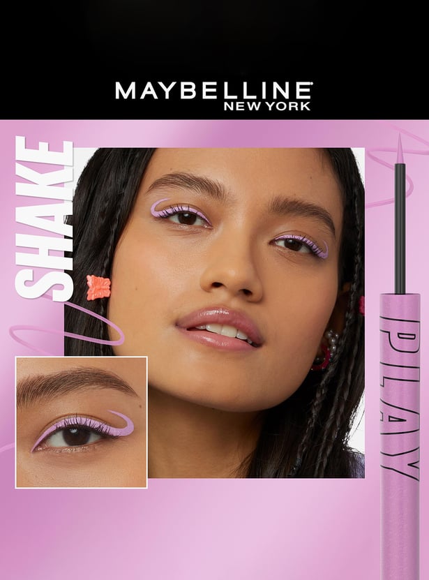 MAYBELLINE NEW YORK Tattoo Play Purple Liquid Eyeliner - Shake - 2.1ml
