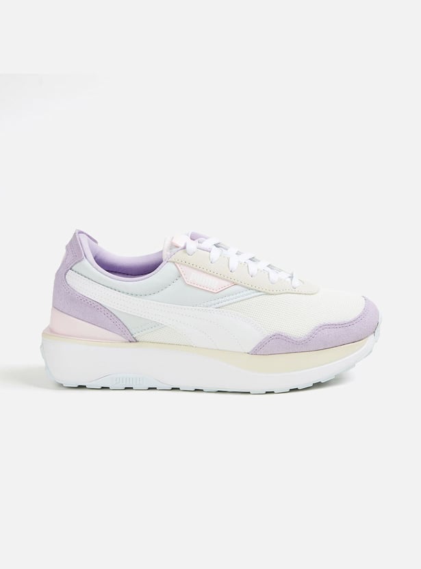 PUMA Cruise Rider Women Colourblocked Lace-Up Sneakers
