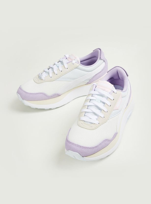 PUMA Cruise Rider Women Colourblocked Lace-Up Sneakers