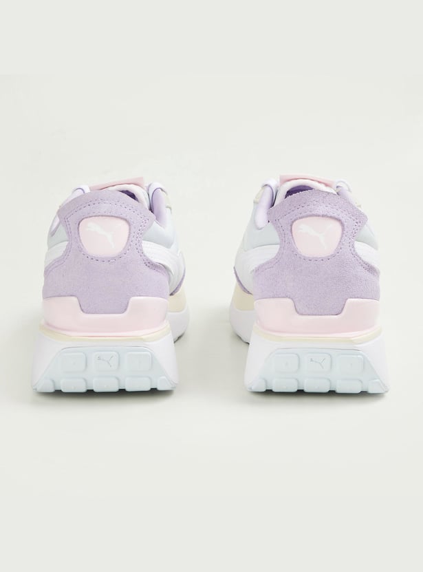 PUMA Cruise Rider Women Colourblocked Lace-Up Sneakers