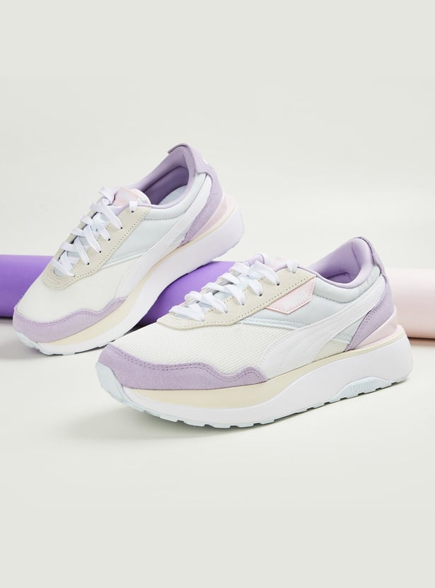 PUMA Cruise Rider Women Colourblocked Lace-Up Sneakers