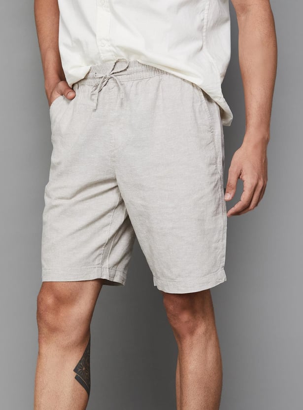 FAME FOREVER Solid Elasticated Shorts