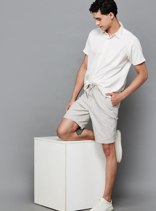 FAME FOREVER Solid Elasticated Shorts
