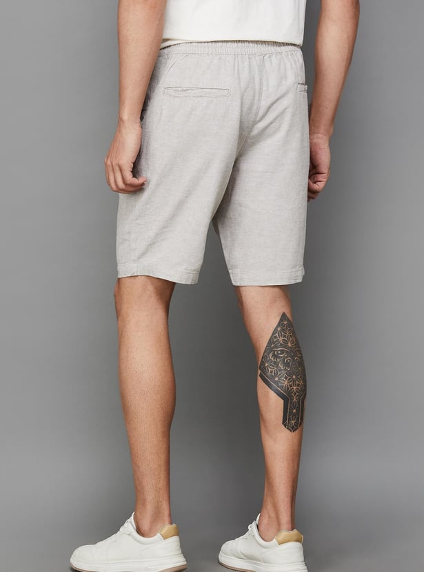 FAME FOREVER Solid Elasticated Shorts