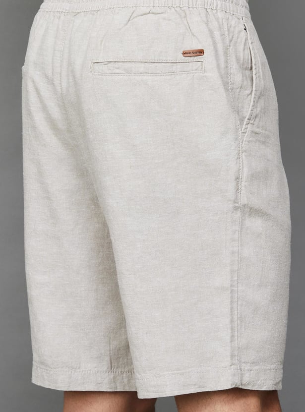 FAME FOREVER Solid Elasticated Shorts