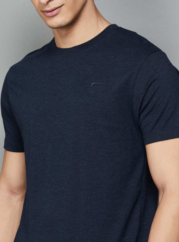 FAME FOREVER Men Solid Regular Fit T-shirt