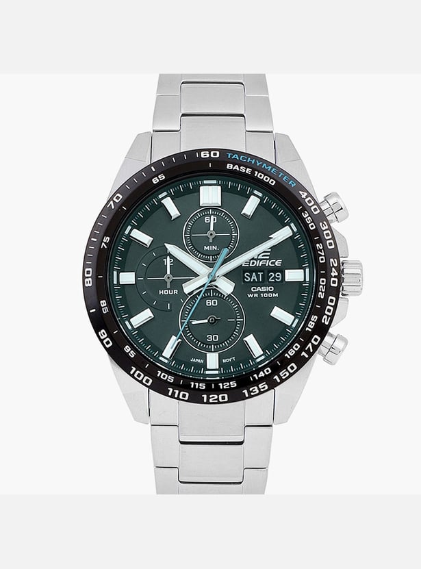 CASIO Edifice Men Chronograph Watch with Metal Strap - ED595